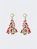 Christmas Tree Dangle Earrings - DippedShop Wholesale - #5907