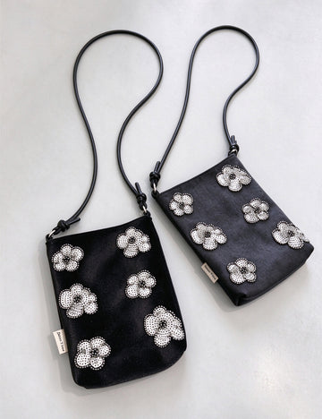 Vintage Floral Emroidery Crossbody Phone - DippedShop Wholesale - #2115