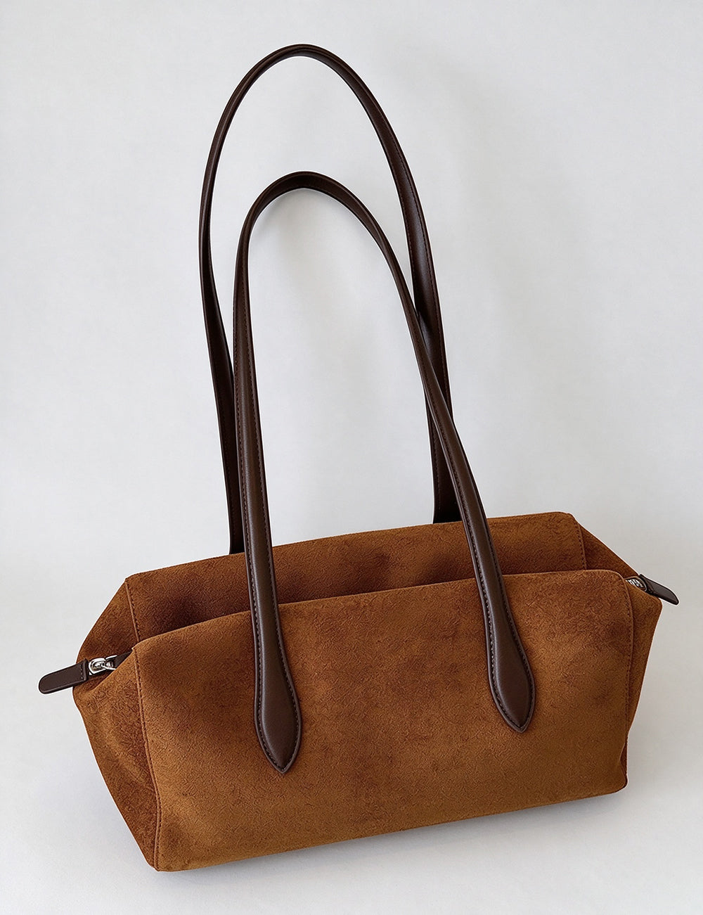 Suede Duffle Shoulder Bag - DippedShop Wholesale - #1075