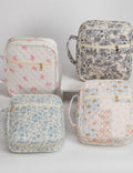 Sweet Bowknot Print Quilt Shell Cosmetic Bag 6S5CO100