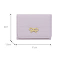 Cute Bow Knot Trifold Credit Card Wallet 6S10BWB92