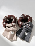 Floral Print Knit Scarf - DippedShop Wholesale - #6547