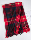 Tartan Plaid Tassel Scarf - DippedShop Wholesale - #8371