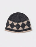 Diamond Jacquard Knit Beanie - DippedShop Wholesale - #7331