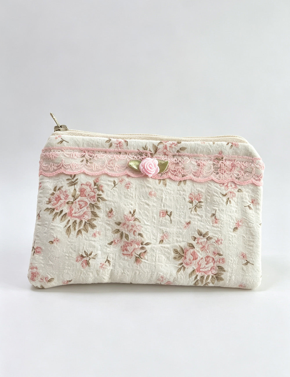 Lace Bowknot Cosmetic Bag - DippedShop Wholesale - #2803