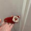 Plush Santa Hair Clip - DippedShop Wholesale - #9939