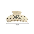 Cute Polka Dots Rhinestone Hair Claw 6W6HCP1663
