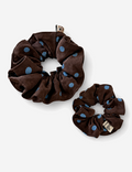 Vintage Polka Dots Print Elastic Scrunchies 6W6HSR328