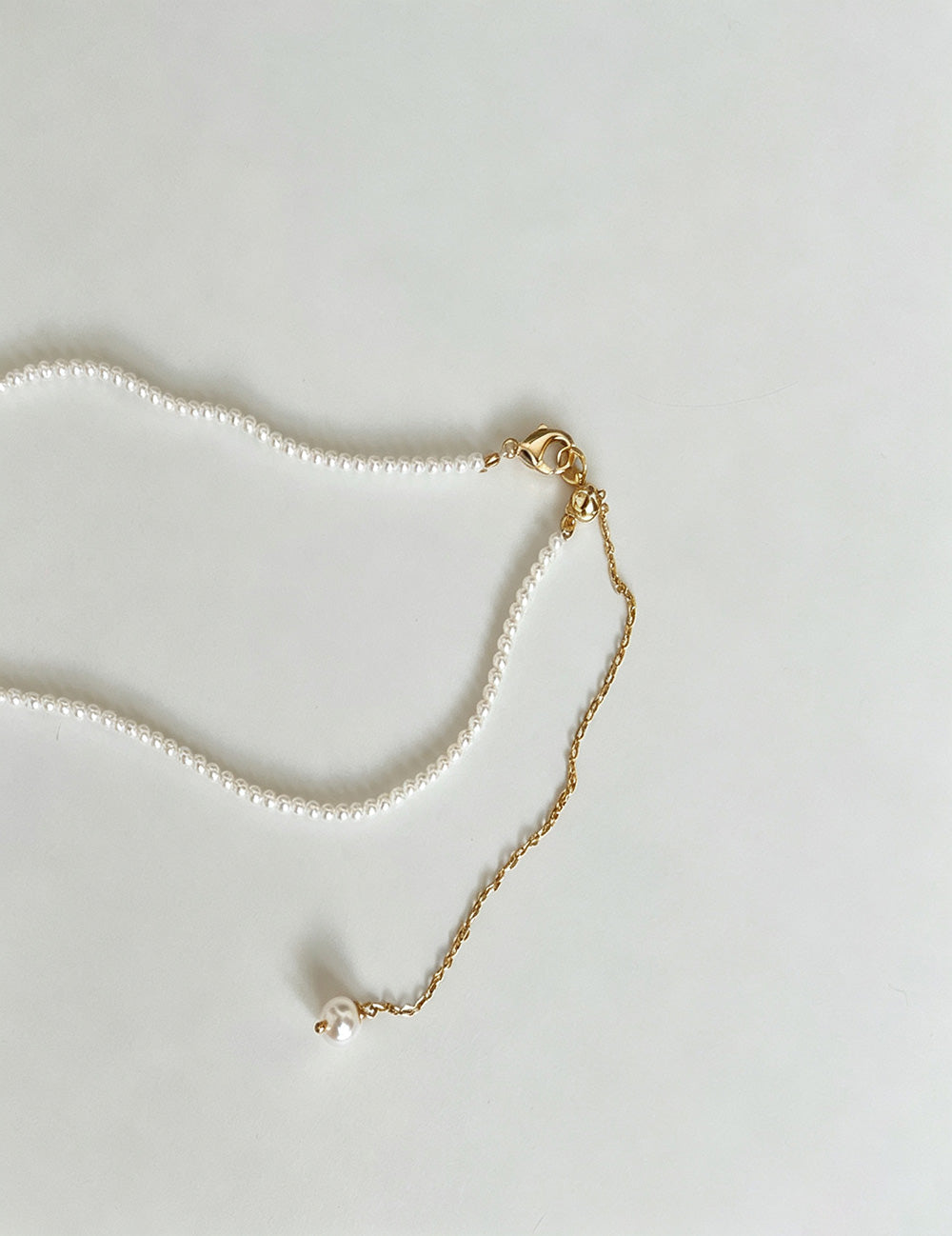 Creative Pearl Mini Christmas Tree Charm Necklace 6W6JNC875
