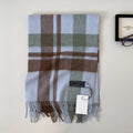 Vintage Plaid Fringe Scarf - DippedShop Wholesale - #9955