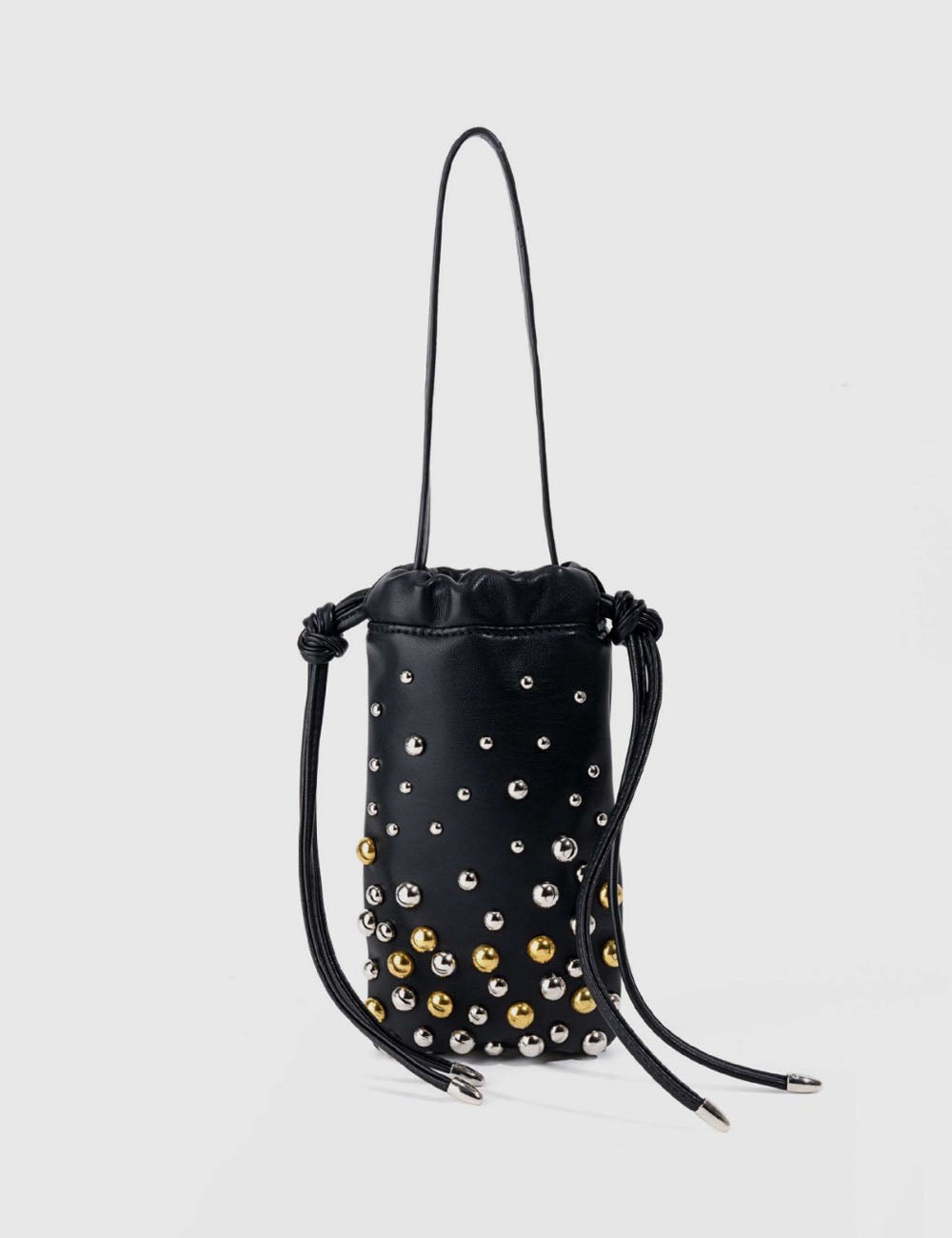Metal Studded Bucket Bag - DippedShop Wholesale - #1987