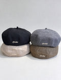 Letter Embroidery Beret Hat - DippedShop Wholesale - #0787
