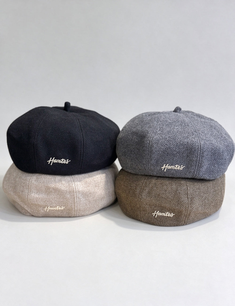 Letter Embroidery Beret Hat - DippedShop Wholesale - #0787