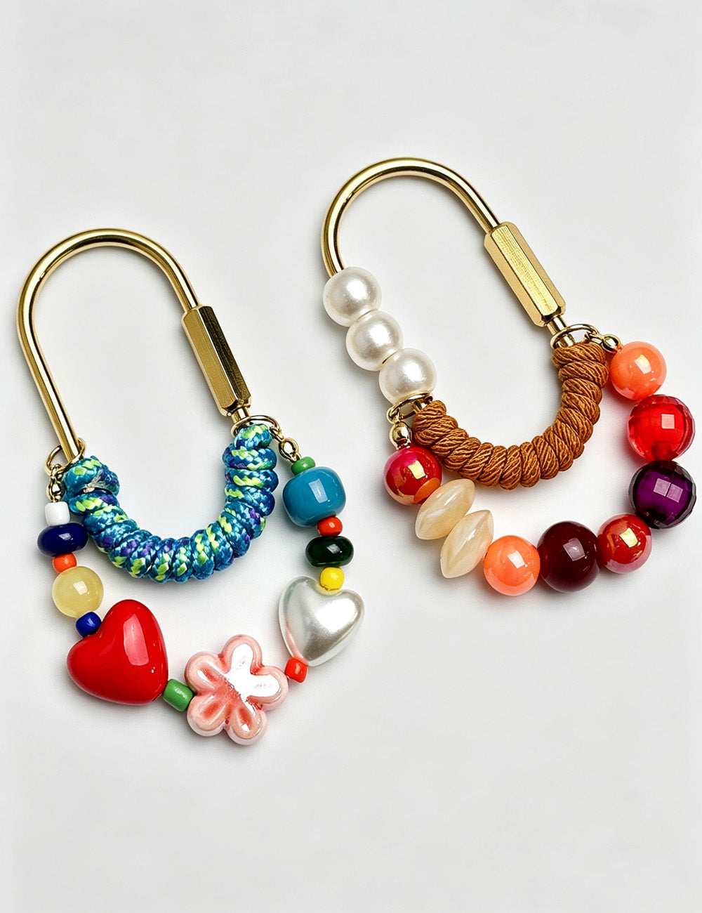 Beaded Braided Bag Charm - DippedShop Wholesale - #0467