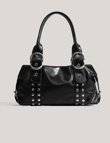 Punk Style Rivet Studded Commute Shoulder Bag 6W10BBG1971