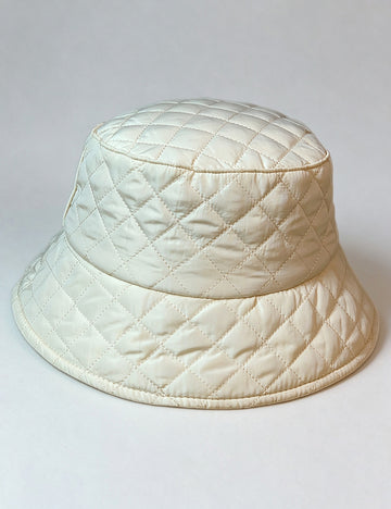 Quilted Puffer Bucket Hat - DippedShop Wholesale - #7939