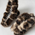Faux Fur Hair Claw - DippedShop Wholesale - #9635