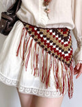 Boho-Style Hollow Tassel Skirt Belt 6W6JBT239