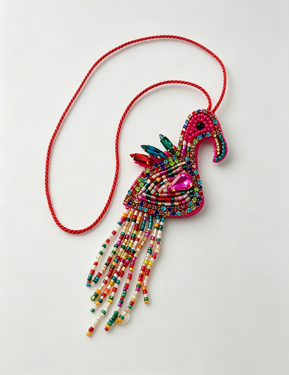 Flamingo Bag Charm - DippedShop Wholesale - #8179