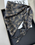 Cashew Print Silk Scarf - DippedShop Wholesale - #2051