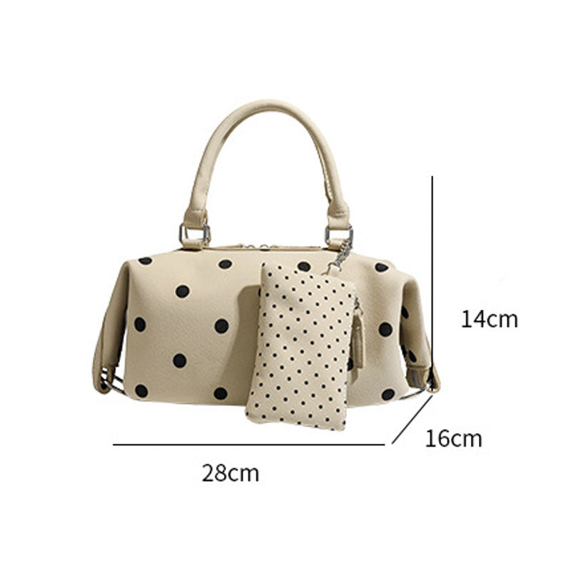 Trendy Polka Dots Square Hangbag Shoulder Bag 6W10BBG1374
