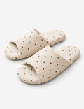 Polka Dots Quiet Sole Non-Slip Indoor Slippers 6W8FSP227