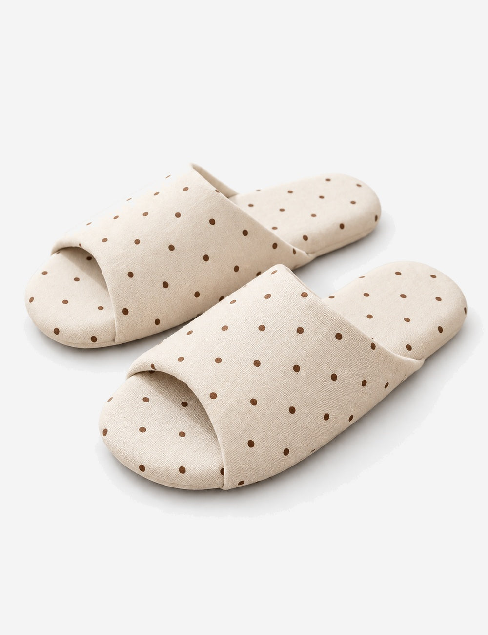 Polka Dots Quiet Sole Non-Slip Indoor Slippers 6W8FSP227