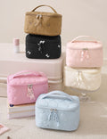 Simple Solid Color Quilt Shell Cosmetic Bag 6S5CO121