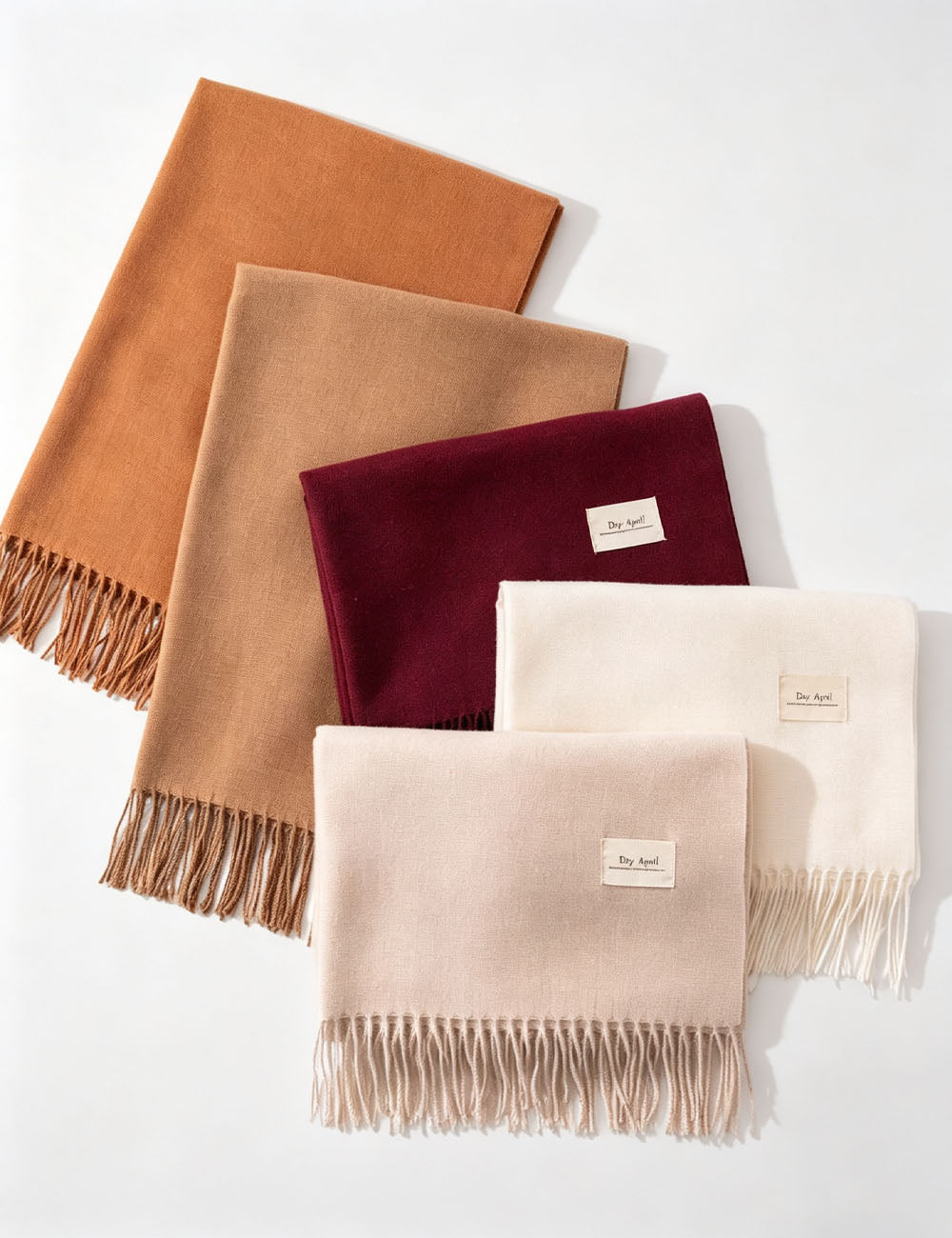 Solid Tassel Scarf - DippedShop Wholesale - #2915