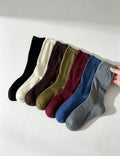 Simple Hollow Out Slouchy Crew Socks 6W8FSO814