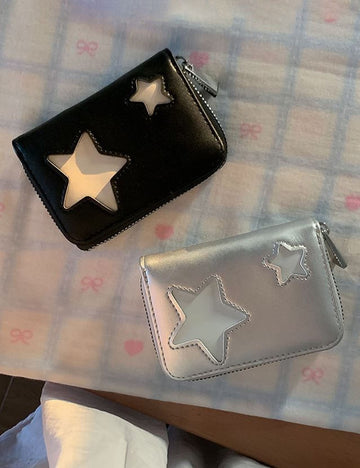Trendy Star Shape PU Coin Purse Wallet 6S10BWB117