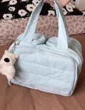 Simple Solid Color Multi Layer Makeup Bag MK2BW6S10BOB107