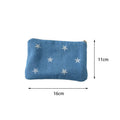 Denim Star Print Travel Portable Card Case 6S10BWB113