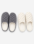 Trendy Polka Dots Soft Plush Indoor Slippers 6W8FSP232