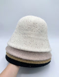 Sparkly Sequin Warm Knit Bucket Hat K6W6HAT712