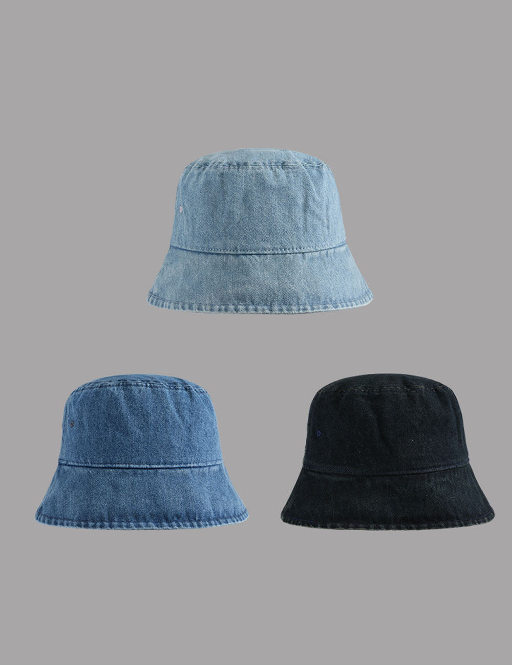 Denim Bucket Hat - DippedShop Wholesale - #5011