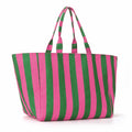 Striped Shopping Tote Bag - DippedShop Wholesale - #5923
