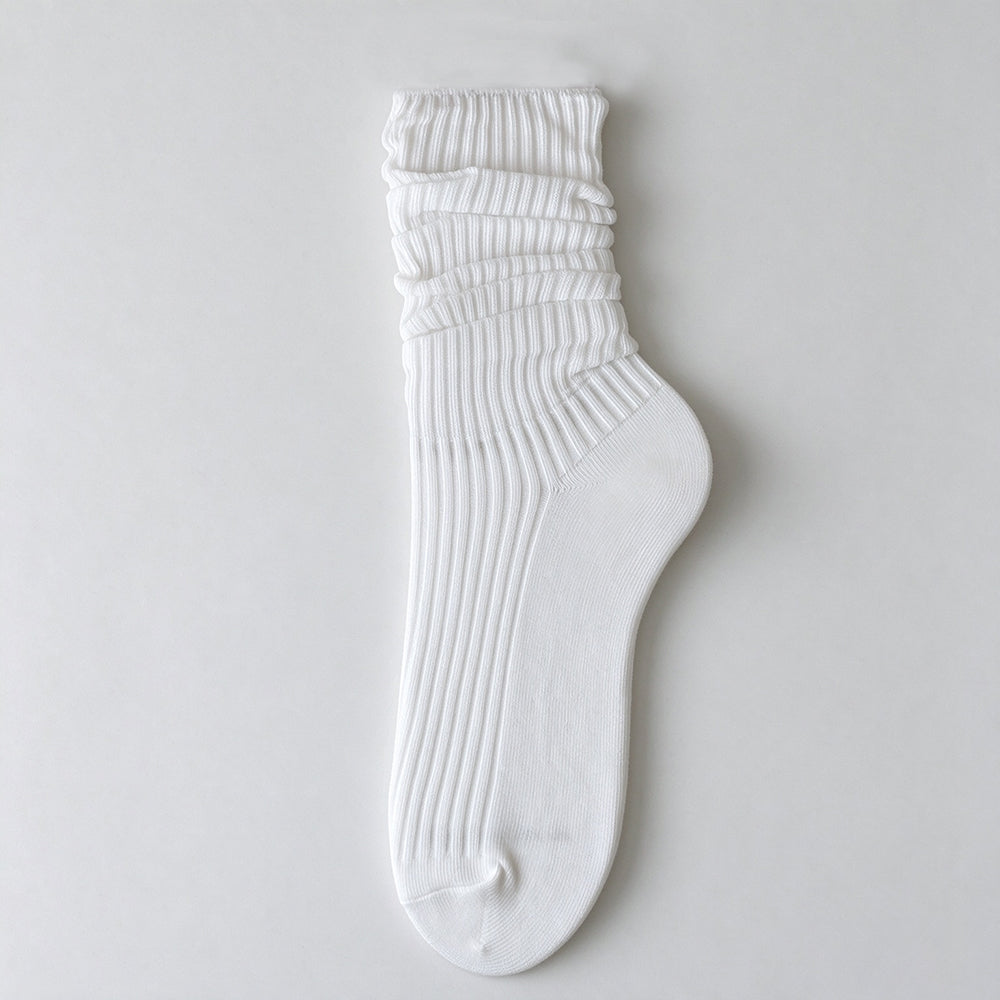 Thin Slouchy Crew Socks - DippedShop Wholesale - #6563