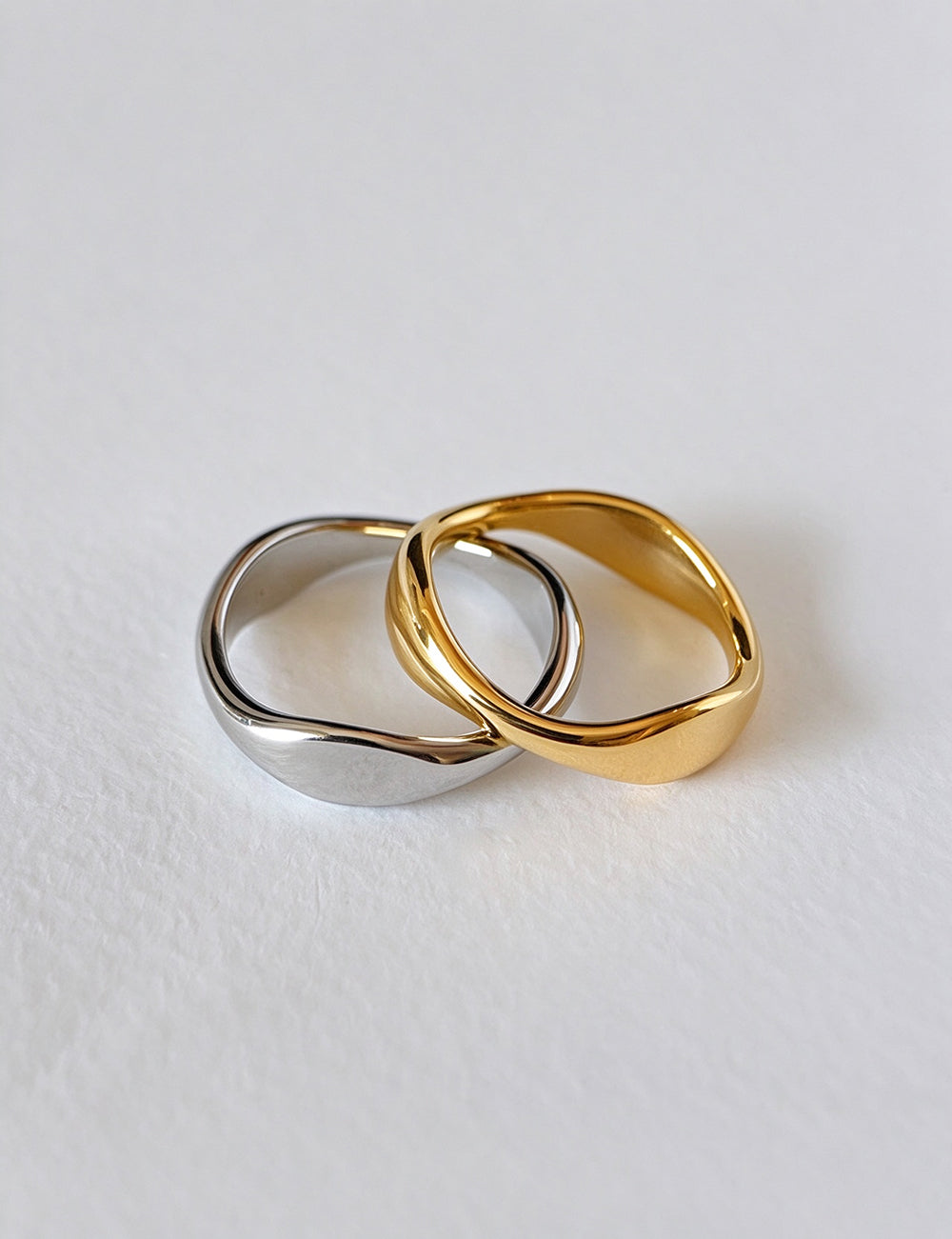 Irregular Gold Plated Ring - DippedShop Wholesale - #5699