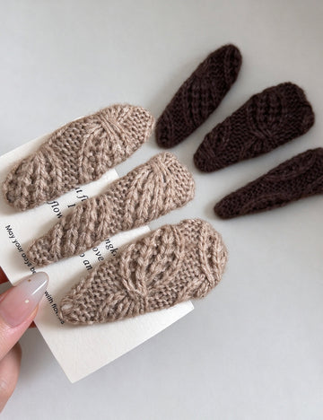 Crochet Snap Hair Pin - DippedShop Wholesale - #2275