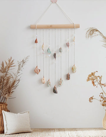 Natural Stones Crystal Chain Hanging Suncatchers MK2CZAS6H7HLS79
