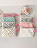 Stylish Bowknot Embossed Portable Makeup Bag MK2BW6S10BOB71
