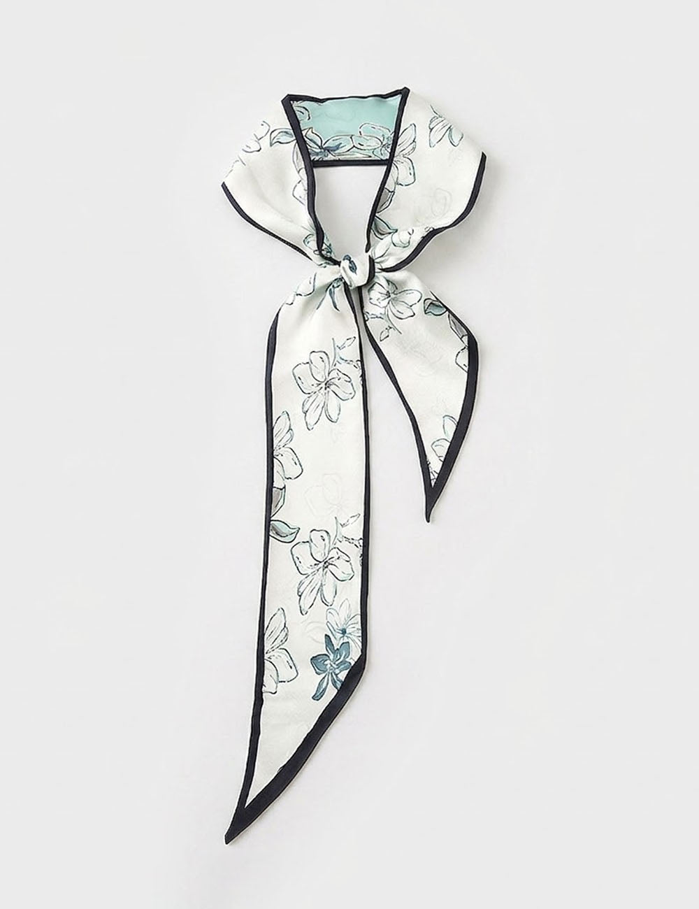 Chic Floral Print Skin Silk Scarf 6W6NSI221