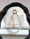 Elegant Crystal Beaded Chain Keychain Bag Charm 6W10BBC408