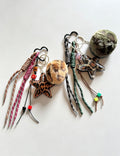 Vintage Leopard Star Pendant Keychain Bag Charm 6W10BBC371