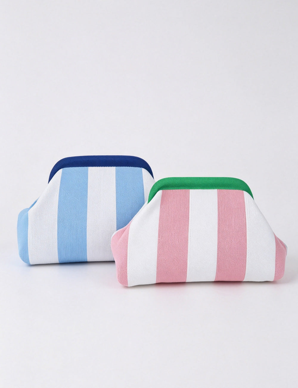 Striped Cloud Makeup Bag - DippedShop Wholesale - #0355
