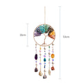 Colorful Stone Tree of Life Hanging Suncatchers MK2CZAS6H7HLS80