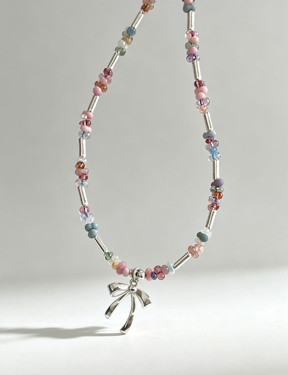 Bowknot Pendant Necklace - DippedShop Wholesale - #3091