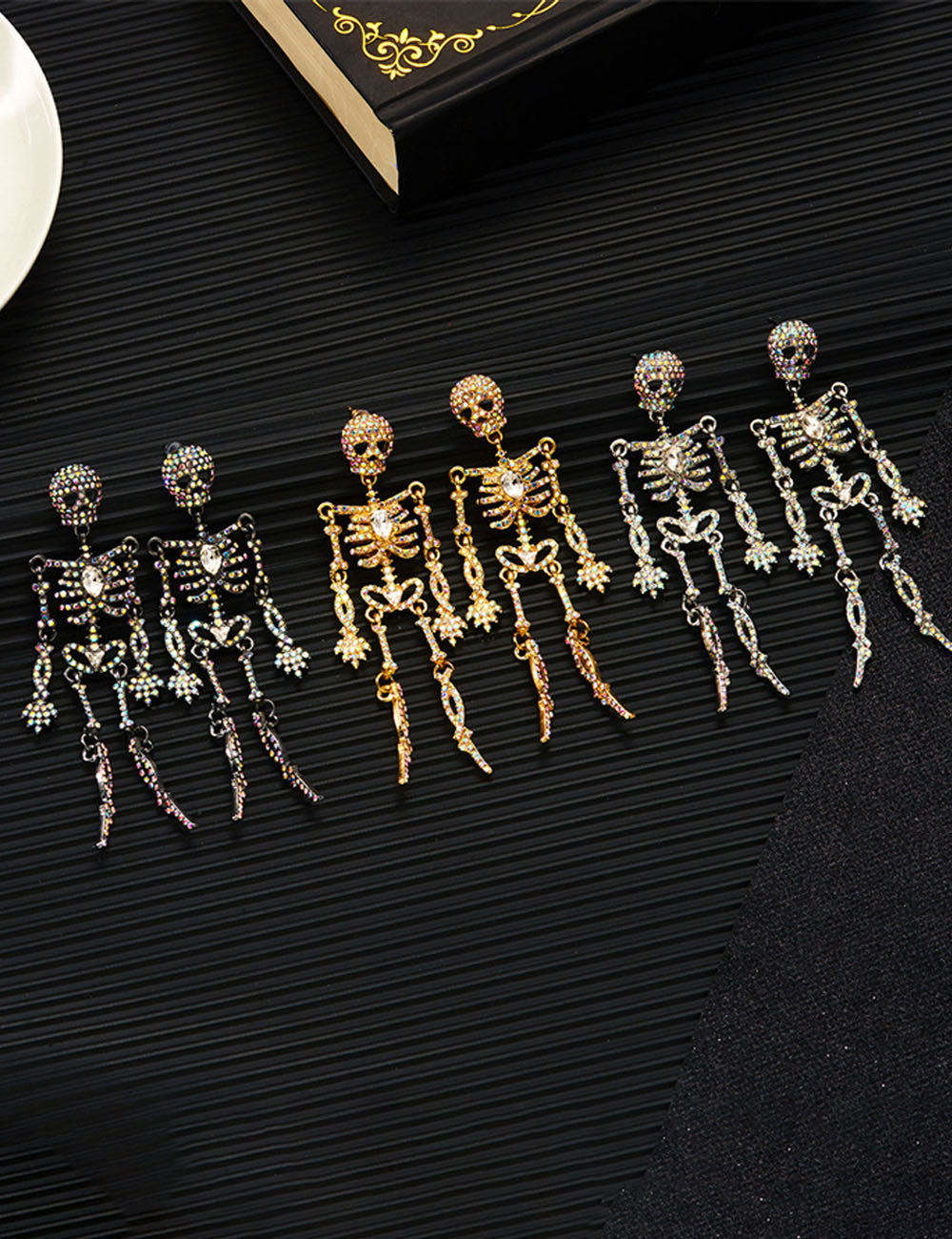 Skeleton Drop Earrings - DippedShop Wholesale - #1123
