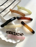 Cute Jelly Acrylic Curved Duckbill Hair Clip 6W6HCP1650